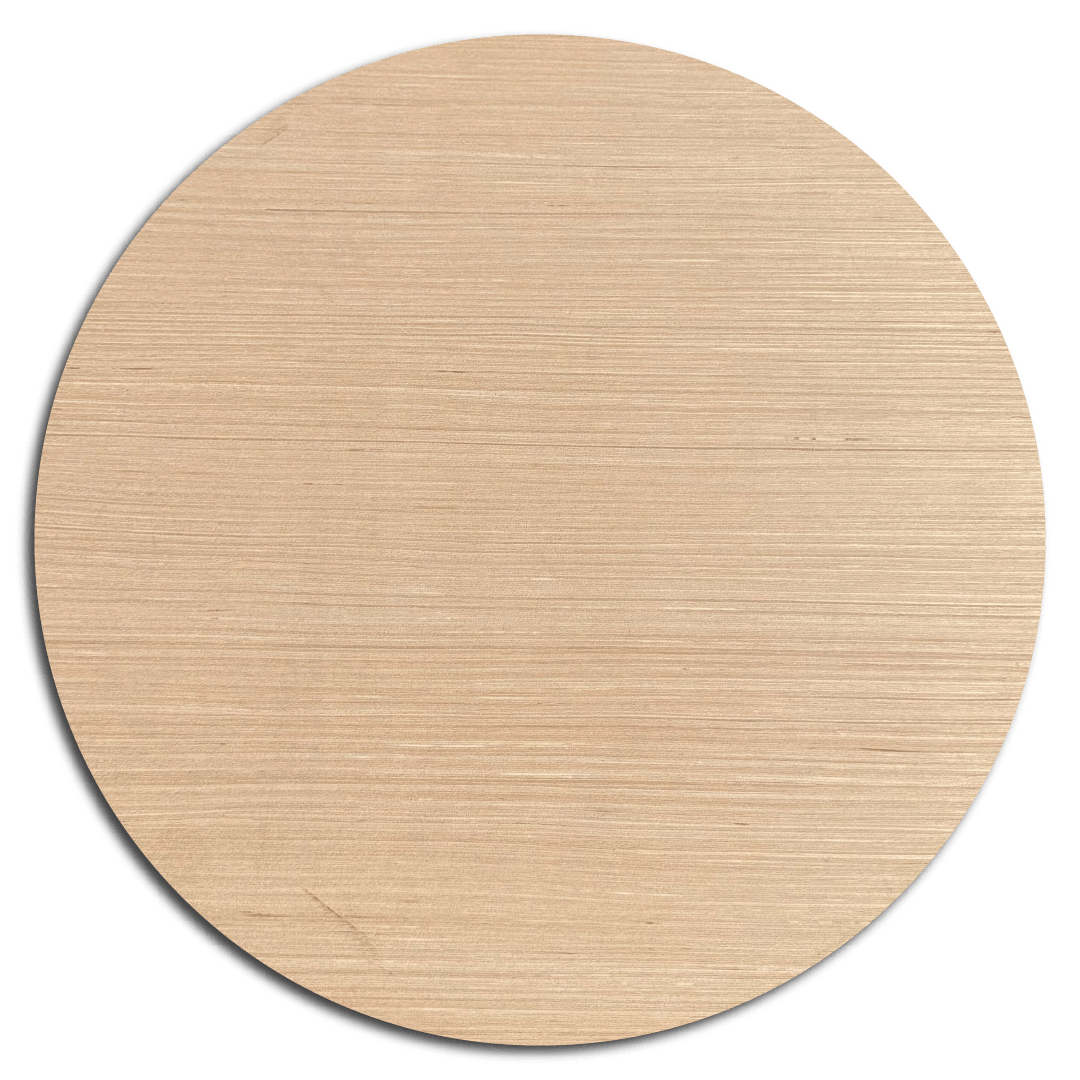 Unfinished Round Plaque